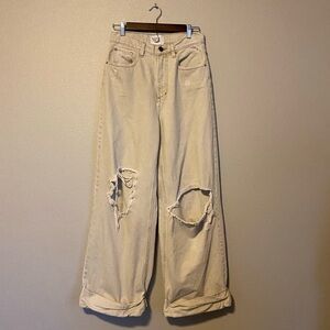 BDG 28” Y2K Tan Skater Baggy Jeans